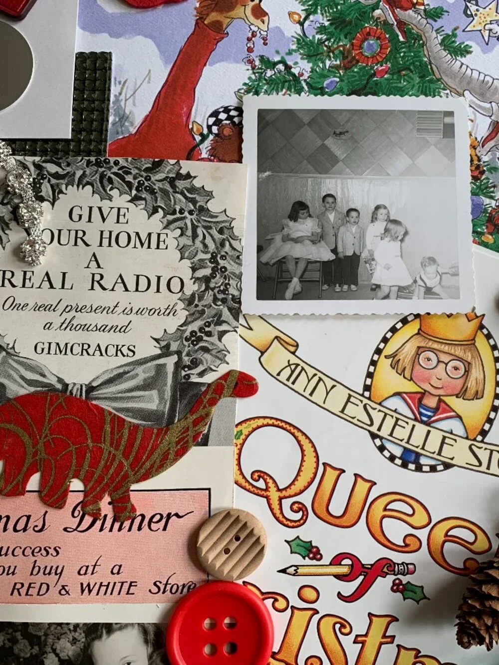 Christmas Ephemera for Junk Journaling!  Buyer will receive ALL that's pictured.